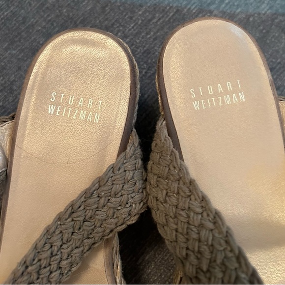“Stuart Weitzman” jute espadrilles, size 11. 3 in heels. Includes box. - Picture 5 of 5